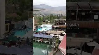 La Ola Mall Sport Santiago, Chile FlowRider Barrel Practice Wednesday World Championship DJI Air 3
