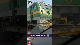 WAG 9 On ROAD 😲 #wag9 #indianrailways #shorts #youtubeshorts #shortsfeed #shortvideo #viralshort