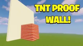 How to make TNT proof wall in Minecraft | Unbreakable wall | #minecraft #memes #LushTiger
