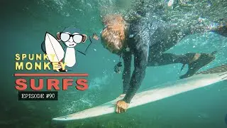 Windy Late Morning Session With GoPro Hero 9 | Spunky Monkey Surfs - Episode 90