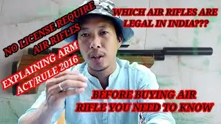 Explaining Arm Act/Rule 2016, every air rifle users must know it before buying an air rifle.