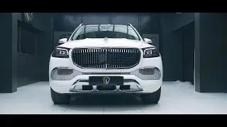 The Mercedes-Benz GLS 400d upgraded with a Mercedes-Maybach GLS 600 body kit.