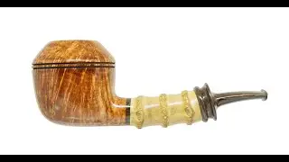 NEW! Andrey Cherepanov Rhodesian Billiard w. Bamboo On PIPEHUB.COM