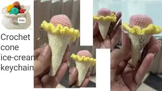 Crochet beautiful ice cream 🍦 kiychan very Easy Tutorial Hindi and Urdu version 