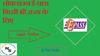 How to fill lockdown e pass All State | Net Setu