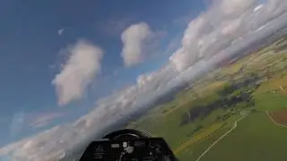 Glider flight from 'The Park' with Bath, Wilts & North Dorset Gliding Club