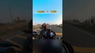 NS200 vs n250 drag race 🏁