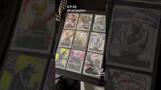 Моя коллекция лидеров по карточной игре One Piece на данный момент! #onepiece #onepiececardgame #...