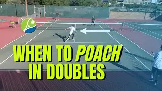 When to Poach in Doubles Tennis - Point Tactics Series