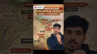Mountain Passes in India | Jammu Kashmir, Ladakh and Karakoram #sscgs #ssccgl2026 #geography #ssc
