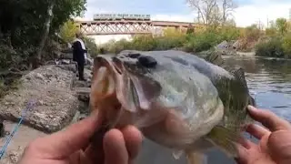 Bass Fishing The Chicago River NSC || Tips for catching bass and how to effectively remove a snag