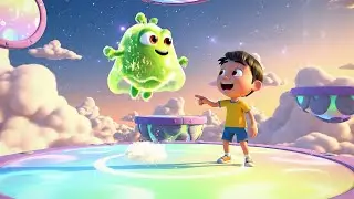 Fall Guys Jelly Sprinter Launched from a Trampoline | Nursery Rhymes for Kids & Baby Songs