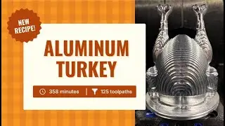Satisfying Machining | Aluminum Turkey Centerpiece