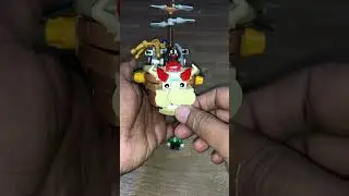 Mario & Luigi in Bowser Pirate Airship 🏴&zwj;☠️ Super Mario Building Blocks Review #imalidotcom