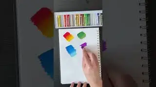 Trying different blending techniques with #oilpastels #pentel #blending #arttutorial