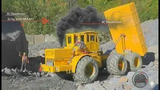 Extreme Traction Test 6x6 Kirowez K700 &ndash; RC Diesel Engine & 32kg Thrust Analysis! ⚙️