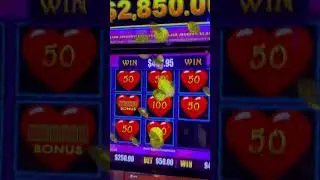 $50 SPIN HEART THROB HOLD & SPIN JACKPOT! #casino #slot #jackpotwin