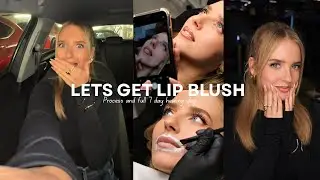 I&rsquo;m getting my lips tattooed?! Get lip blush with me?! The process and full 7 days healing vlog