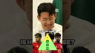 'UNBELIEVABLE!' 😵 SON ranks LAMINE YAMAL among the world's best players #shorts #football&nbsp;#soccer