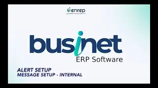 Alert Message Setup Internal
