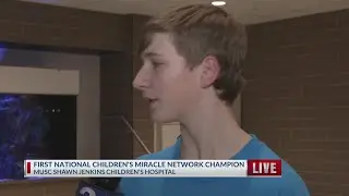 MUSC Shawn Jenkins Children's Hospital patient is named first national champion for Children's Mirac