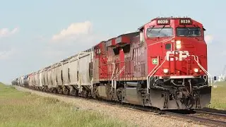 Amazing K3L Horn!!! Canadian Pacific Mixed (CP 469) West near Fort MacLeod, Alberta