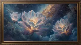 Blooming Elegance | Framed Oil Painting Wall Art | Relaxing&nbsp;TV&nbsp;Art&nbsp;in&nbsp;4K