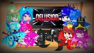 Me And My Friends React To FNF Delusion