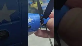 VolantexRC P-51 Mustang Red/Blue Livery Propeller Replacement Tutorial​#rc #airplane
