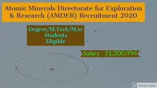 Atomic Minerals Directorate for Exploration & Research(ANDER) Recruitment 2020| Freshers eligible
