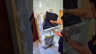 Бюджетный апгрейд. Скрыл все сколы на холодильнике за 10 минут! #shortvideo #shorts #винил #пленка