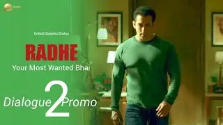 Radhe: Dialogue Promo 2 | Salman Khan | Randeep Hooda | Prabhu Deva | 13th May