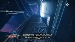 Rasputin's Secret Space Weapon. The Ramp. (Destiny 2)