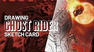 FINAL REVEAL! GHOST RIDER Sketch Card for This Sunday's Raid Train!