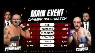 GRAND COMBAT DE BOXE JP CONTRE COUDOUX ! 🥊