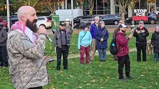 CHRIS of ABOUT FACE invites all Veterans to the Grassy Knoll & intros Speakers 11/11/25