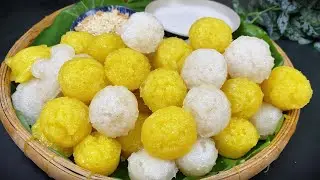 Không ngờ làm BÁNH BÒ đơn giản đến vậy | CÁCH LÀM BÁNH BÒ rễ tre mềm xốp.