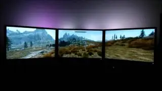 The Elder Scrolls V: Skyrim - GTX 680 SLI - nVidia Surround - amBX