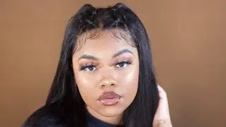 Rubberband Style on Lace Frontal Wig ft. Myfirstwig