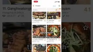🥇Best app to find local restaurants! #KoreAloTip #koreanfood #travelkorea #localrestaurant