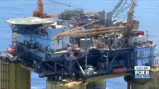 Члены Конгресса знакомятся с жизнью на нефтяной платформе в Луизиане