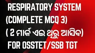 PHYSICAL EDUCATION CLASSES FOR SSB TGT/OSSTET]RESPIRATORY SYSTEM MCQ PART 3