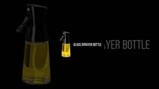 Plastic Spray Oil Sprayer Bottle Spray Oil Dispenser Oil Jar  Kitchen Baking   Picnic Kitchen Tool