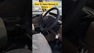 How To Open Bonnet In Mahindra Bolero 🤔 #shorts #mahindrabolero