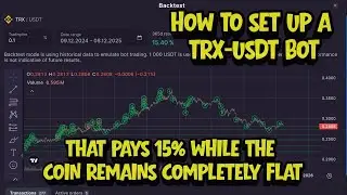 How to set up a TRX USDT bot that pays 15% while price stays completely flat
