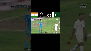India vs pakistan football match |  #football #footballshorts #shorts #viral #trending