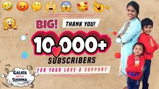 Big Thank you We r 10K+ family #10ksubscribers #thankyou  #galatasushma #abhiramveer #adityaramveer