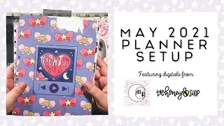 May 2021 Discbound Catchall Planner Setup | Planning with Cass