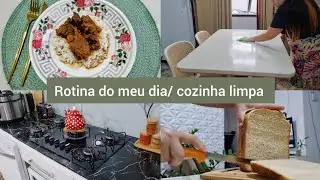 #Vlog de hoje /limpeza/rotina real/organização/jantar/pão quentinho