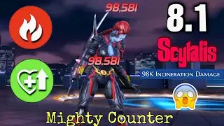 8.1.6 Scytalis Easy Solo | 98K Incineration Damage 😱 | Mighty Counter